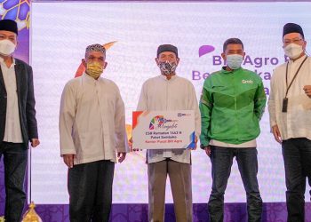 Peduli kepada Pekerja Lepas “Gig Economy”, BRI Agro Beri CSR Paket Sembako