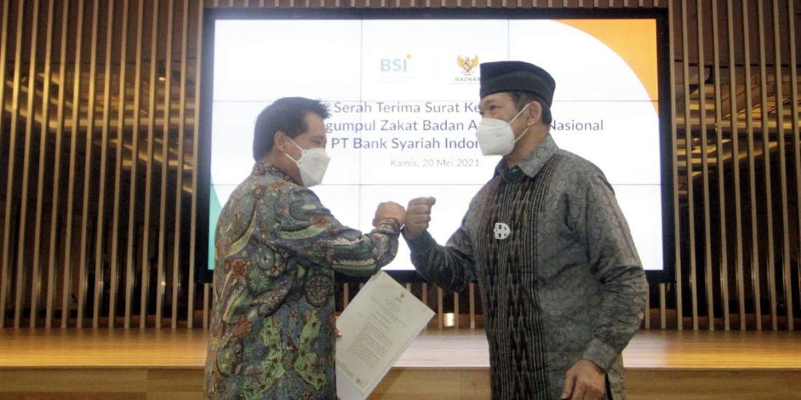 Serah Terima SK Pembentukan UPZ BAZNAS PT Bank Syariah Indonesia Tbk