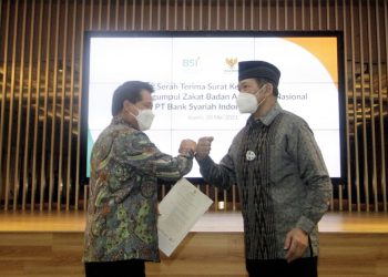 Serah Terima SK Pembentukan UPZ BAZNAS PT Bank Syariah Indonesia Tbk