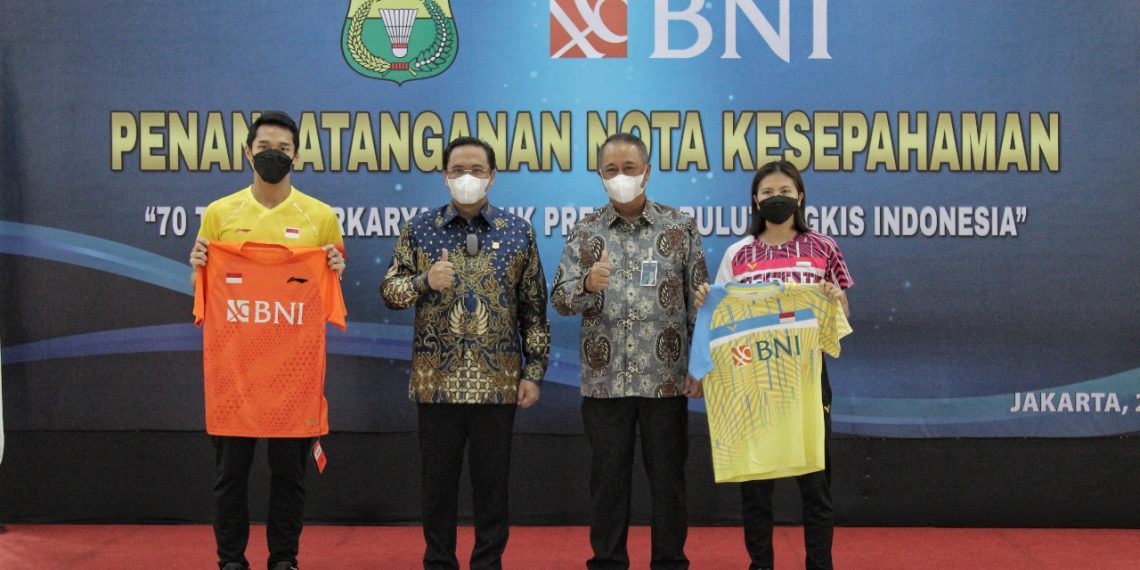 BNI Dukung Pembinaan Atlet Bulu Tangkis