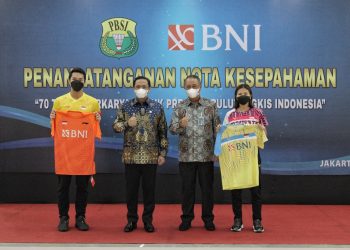 BNI Dukung Pembinaan Atlet Bulu Tangkis