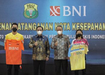 BNI Resmi Jadi Pendukung Pengembangan dan Pembinaan Bulu Tangkis Nasional
