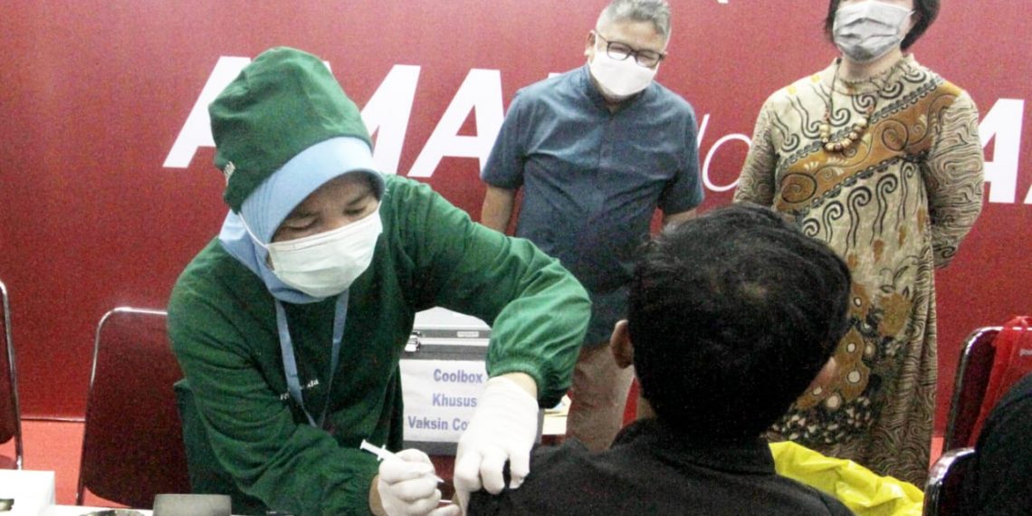 TM Thamrin City gelar Vaksinasi Covid-19 Kedua bagi Pelaku Usaha Perdagangan di TM Thamrin City
