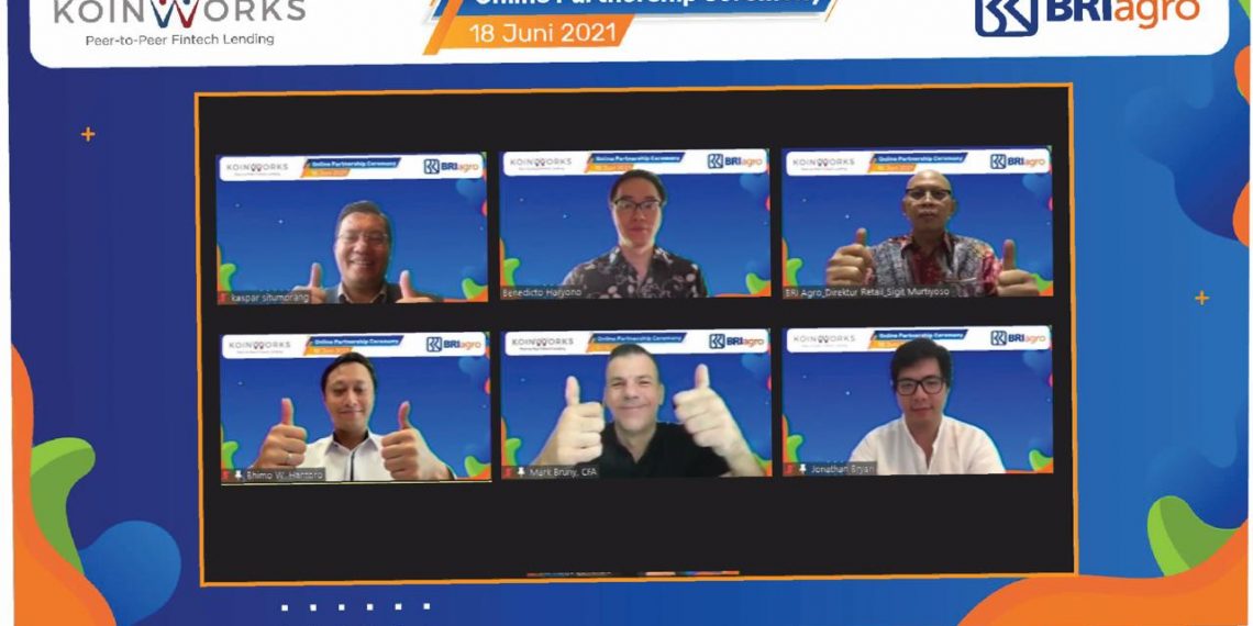Penyaluran Kredit Melalui Digital Platform, BRI Agro Gandeng Koinworks