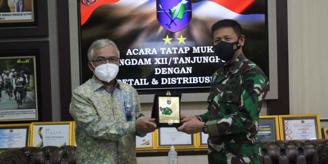 BTN Audiensi ke Pangdam Tanjungpura