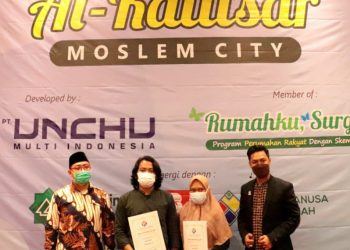 Beri Peluang Masyarakat Miliki Rumah, Unchu Multi Indonesia Lakukan Prosesi Akad Istishna dengan 178 Konsumen