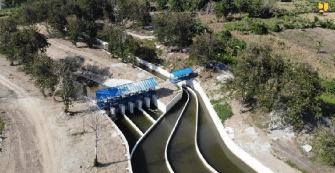 Rehabilitasi Bendung dan Saluran Irigasi D.I Gumbasa Tahap II Ditargetkan Rampung 2023