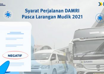Ini Syarat Perjalanan DAMRI Pasca-Larangan Mudik 2021