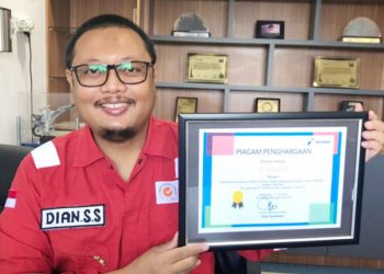 Elnusa Sabet Penghargaan pada Forum Keselamatan Mitra Kerja Q2 2021 PHI Zona-10