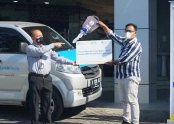 Lagi, PT Jamkrindo Serahkan Bantuan Mobil Siaga di HUT ke-51
