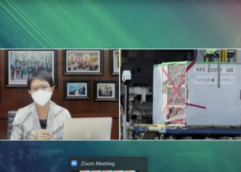 1,5 Juta Dosis Vaksin Moderna Dukungan Pemerintah Amerika Serikat Tiba di Tanah Air