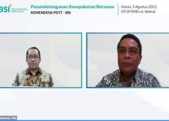 BSI dan Kemendes-PDTT Teken MoU Terkait Produk dan Layanan Perbankan