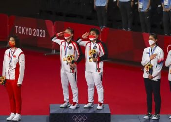 Greysia/Apriyani Sabet Medali Emas, Indonesia Terkerek ke Peringkat 35 Klasemen Olimpiade Tokyo 2020