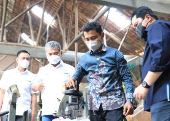 Menteri BUMN dan BRI Dukung Produksi Padi Model Bisnis Klaster & Berteknologi Modern di Cirebon