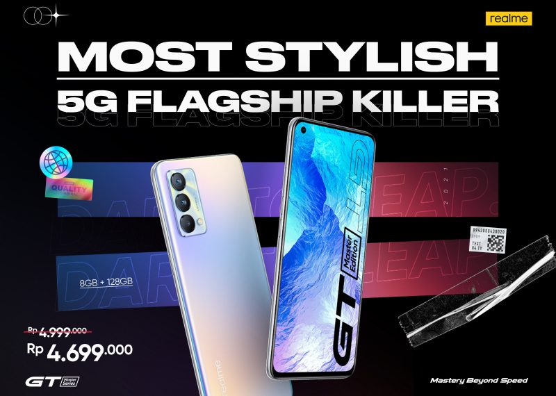 realme GT Master Edition 8GB+128GB Resmi Hadir di Indonesia, Paduan Teknologi dalam Desain Stylish Mahakarya Desainer Ternama Jepang Naoto Fukusawa