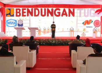 Lakukan Impounding, Bendungan Tugu Trenggalek Siap Suplai Air Irigasi