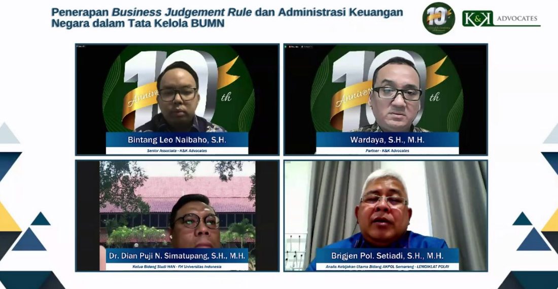 Dengan GCG yang Kuat, Business Judgement Rule Bisa Diterapkan di Perkara BUMN