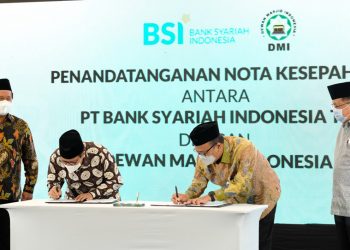 BSI dan DMI Teken MoU Optimalkan Peran Masjid