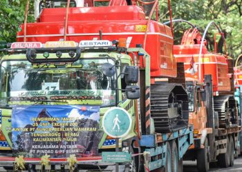 Pindad Kirim 35 Excava 200 ke PT Sungai Berlian Mahakam