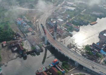 Lulus Uji Beban, Jembatan Sei Alalak Tinggal Tunggu Sertifikat Laik Fungsi