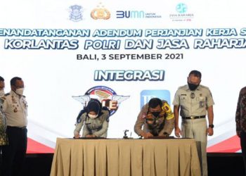 Jasa Raharja Gandeng Korlantas Polri Sinergikan Sistem ETLE dalam JRku