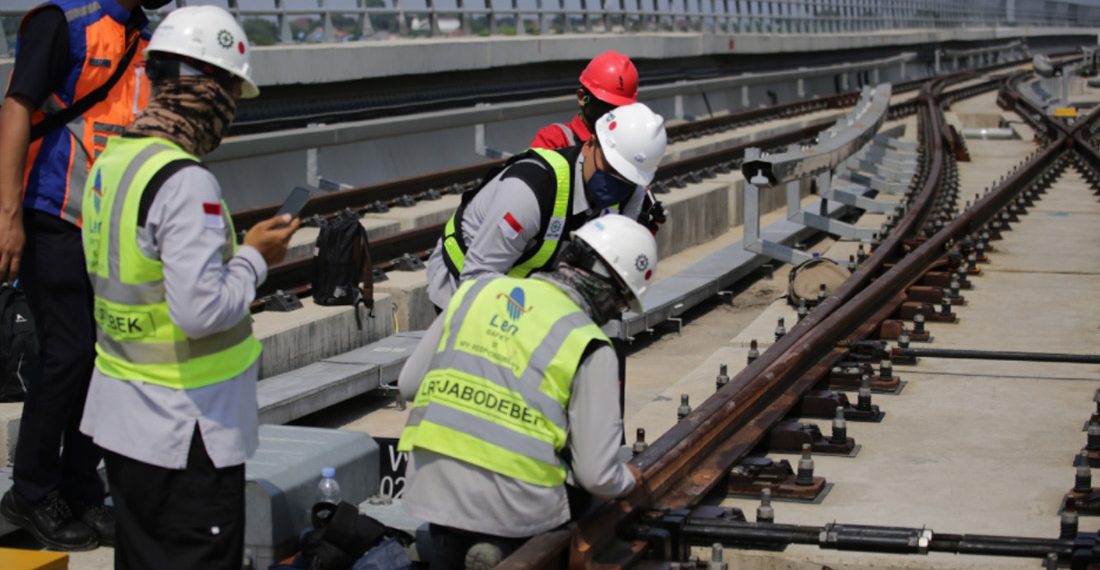 Len Industri Kebut Persinyalan Kereta Nir Masinis LRT Jabodebek