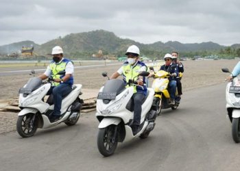 Ketika Menteri Investasi Bahlil Lahadalia Menjajal Sirkuit Mandalika