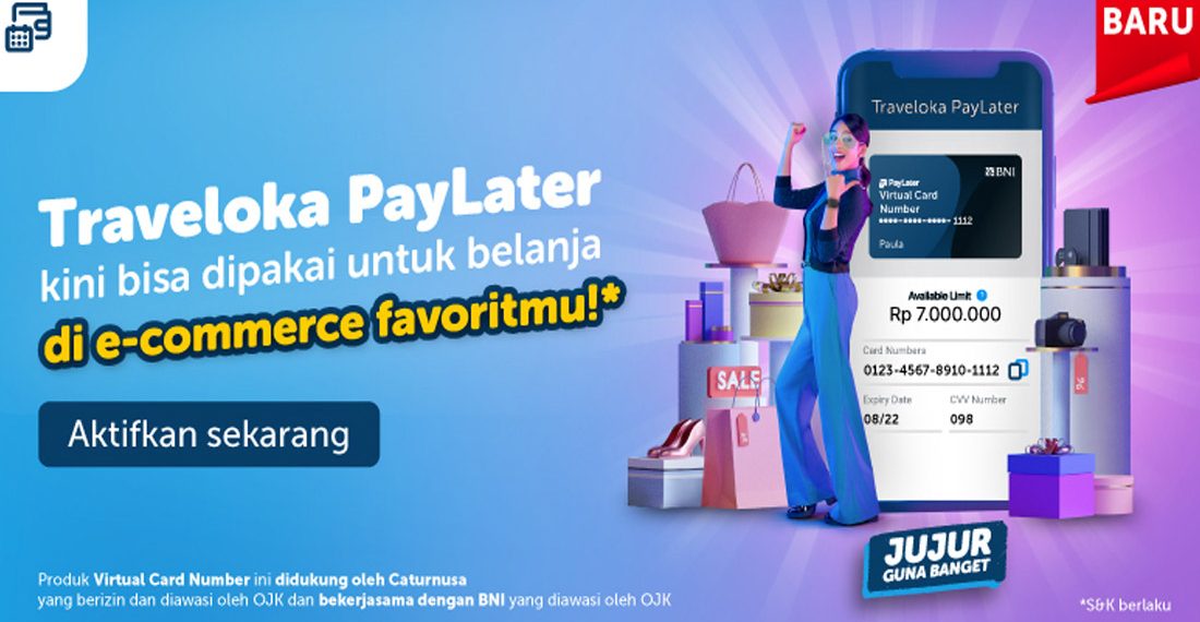 Gandeng BNI, Traveloka Perkenalkan Traveloka PayLater ‘Virtual Card Number’