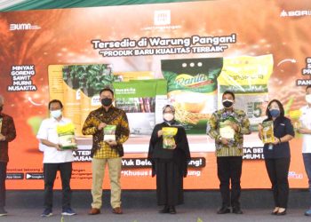 Berbasis Online BUMN Klaster Pangan, Aplikasi Warung Pangan Resmi Diluncurkan