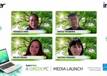 Acer Luncurkan Green PC Laptop Aspire Vero dari Plastik Daur Ulang