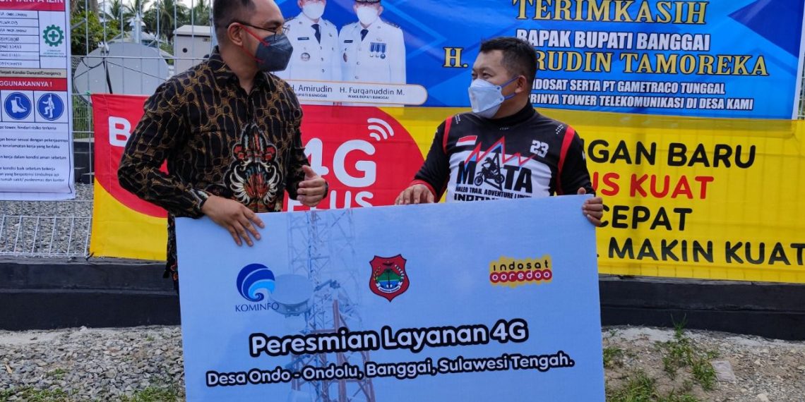 Peresmian Layanan 4G Desa Ondo-Ondolu