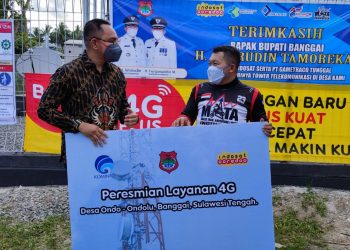 Peresmian Layanan 4G Desa Ondo-Ondolu