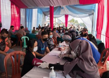 Griya Idola Industrial Park Dukung Program Vaksinasi Polsek Cikupa untuk lawan Covid-19