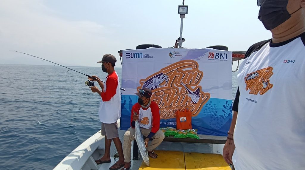 BNI Gelar Fun Fishing 2021 di Perairan Selat Sunda