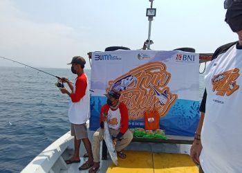 BNI Gelar Fun Fishing 2021 di Perairan Selat Sunda