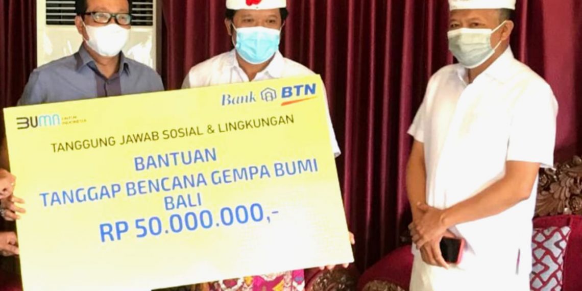 BTN Peduli Bencana Gempa Bumi Bali