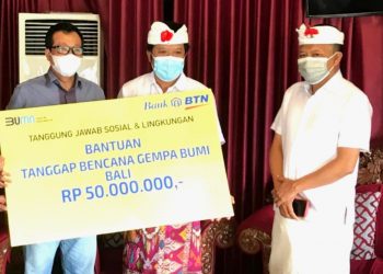 BTN Peduli Bencana Gempa Bumi Bali