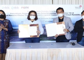 Dukung Digitalisasi Mandalika, Telkom dan ITDC Teken Penandatanganan Kerja Sama