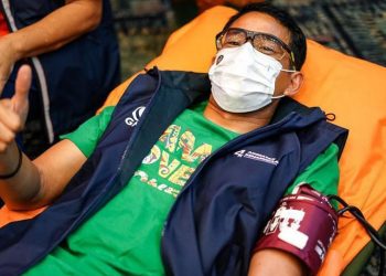 Menparekraf Sandiaga Uno Donorkan Darah pada Aksi Geber Donor Darah