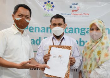 Momen Hari Kesaktian Pancasila, Yayasan Hasanah Resmi Gabung Yayasan Bangun Sejahtera Mitra Umat