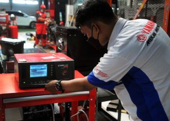 Bengkel Uji Emisi Berbayar Mulai Diserbu Pengendara Sepeda Motor