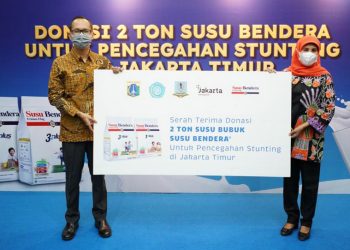 Tekan Angka Stunting di Jaktim, Frisian Flag Indonesia Donasikan 2 Ton Susu Bendera