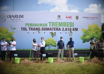 Djarum Targetkan Tanam 15.000 Trembesi di JTTS Kurangi Emisi Karbon