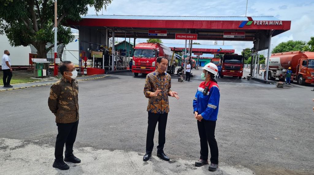 Presiden Jokowi Cek Ketersediaan BBM di Bali, Kondisi Aman