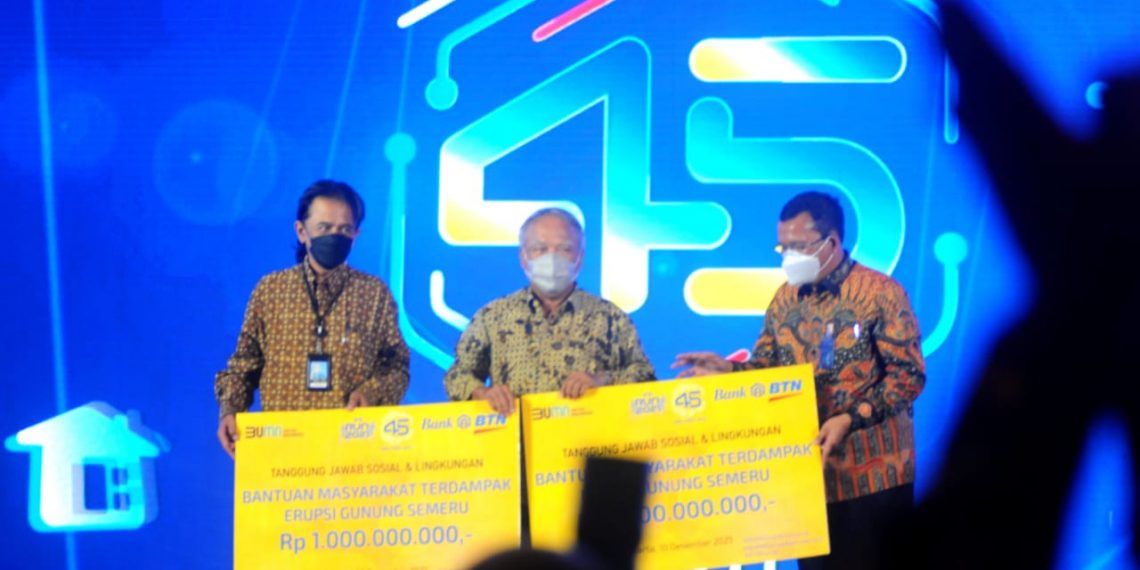 Donasi Bank BTN Untuk Semeru