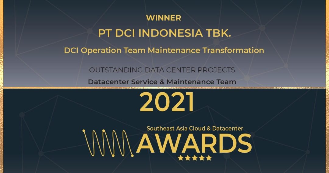 W.Media Cloud and Datacenter Awards 2021, DCI Indonesia Raih 2 Penghargaan