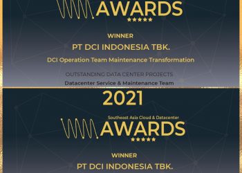 W.Media Cloud and Datacenter Awards 2021, DCI Indonesia Raih 2 Penghargaan