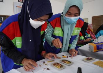 Mariojela Uji Coba Olah Jelantah jadi Wax Sachet