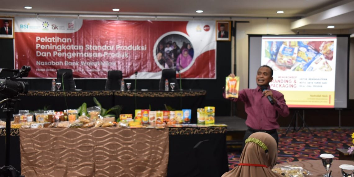 BSI Dukung Ibu-ibu BWM Dengan Pelatihan Produksi 