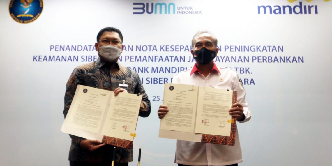 Kerjasama BSSN dan Mandiri